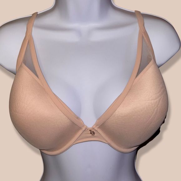Full Figure Nude ThirdLove Nude 24/7 Classic Contour Plunge Bra Size 32H - Picture 1 of 6